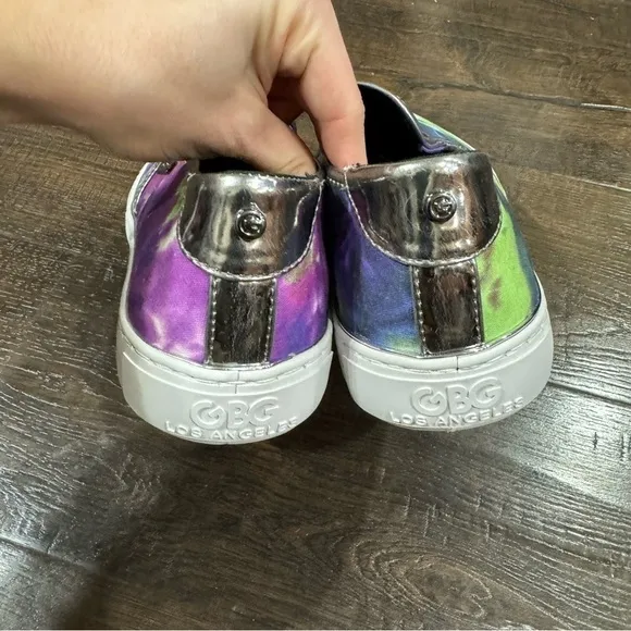 GBG Los Angeles Gollys Tie Dye Slip On Shoe Size 9 Women