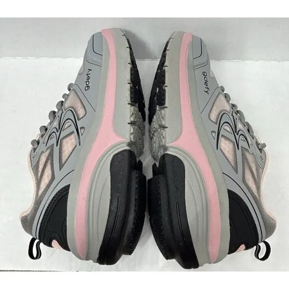 Gdefy Gravity Defyer Shoes Sneakers Womans 7.5 Comfort Fit Pink Grey Veroshock