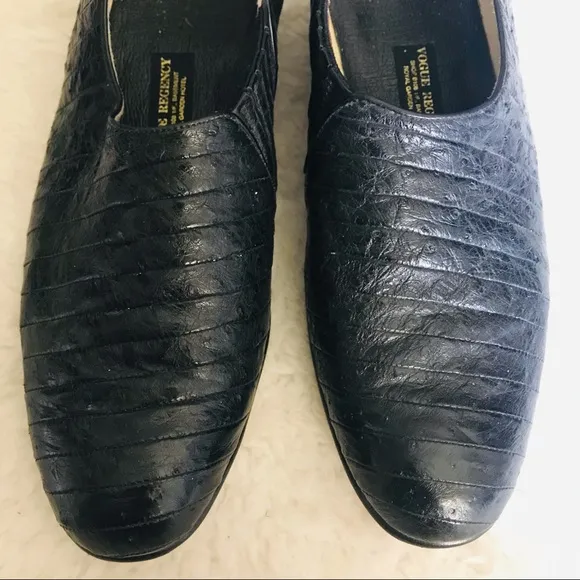 Genuine Ostrich Handmade Vogue Regency Shoes 9