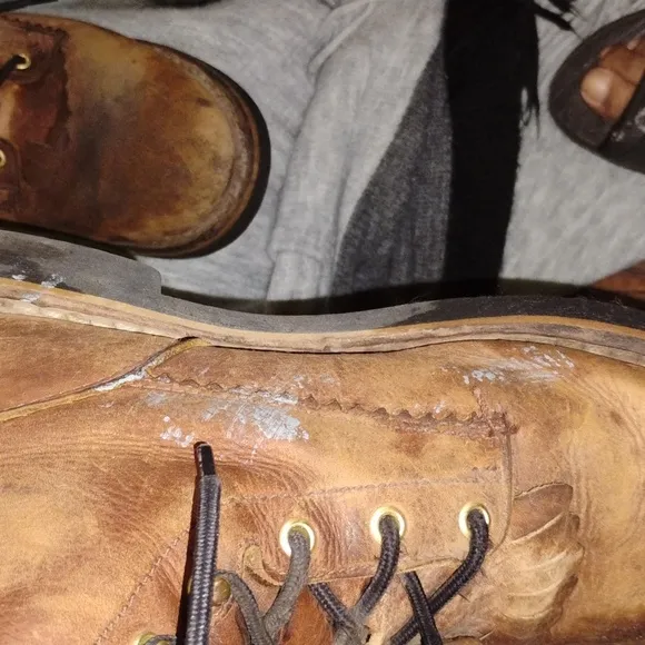 Georgia Boot Brown Leather Work Boots