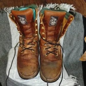 Georgia Boot Brown Leather Work Boots
