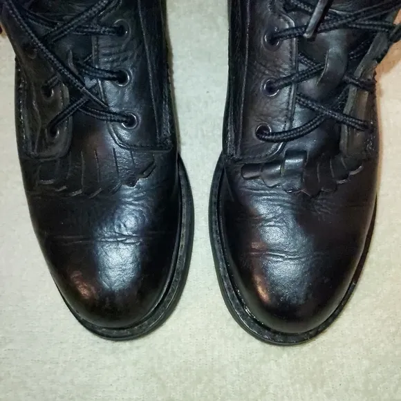 Georgia Boot Farm &amp; Ranch black work boots sz 9.5