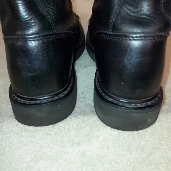 Georgia Boot Farm &amp; Ranch black work boots sz 9.5