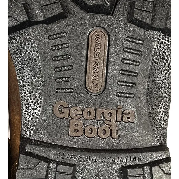 Georgia Boot LTX Men's Size 9W Brown Logger Waterproof 9&quot; Work Boots GB00616