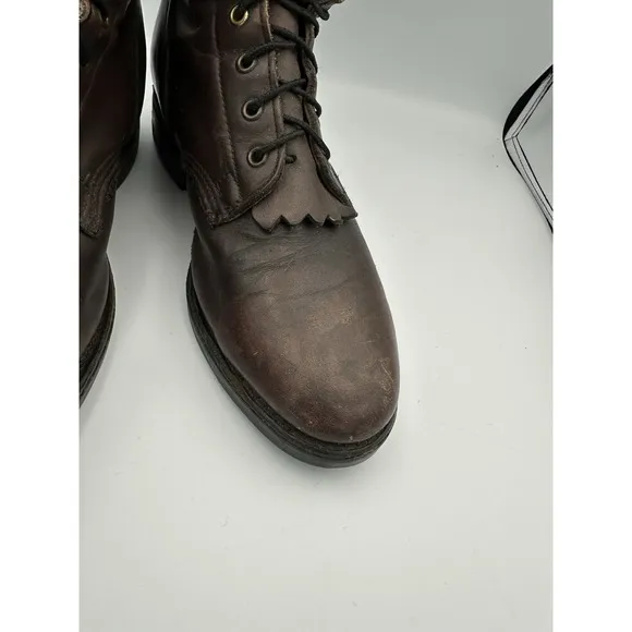 Georgia Boot Waterproof Lace Logger Work Boot Brown Size Men's 10.5 W