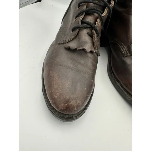 Georgia Boot Waterproof Lace Logger Work Boot Brown Size Men's 10.5 W