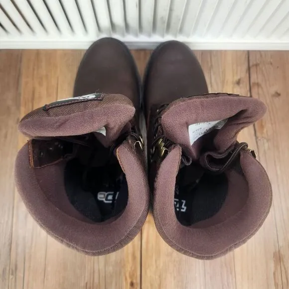 Georgia Boot G108 8&quot; Homeland Mens 8.5 Wide Brown Leather Waterproof Work Boots