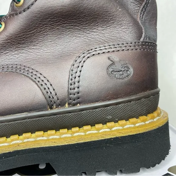 Georgia Giant Steel Toe Work Boots G8374 Size: 9 Wide
