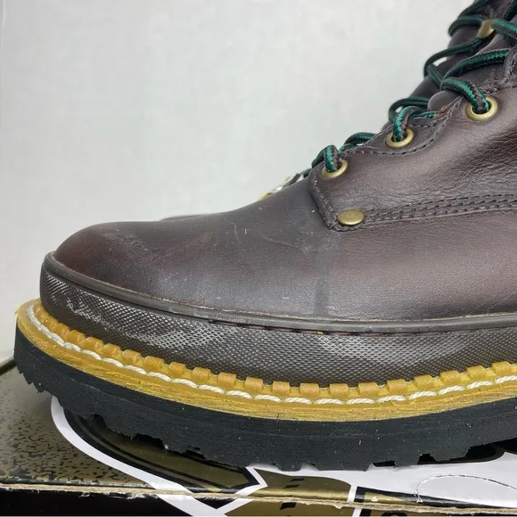 Georgia Giant Steel Toe Work Boots G8374 Size: 9 Wide