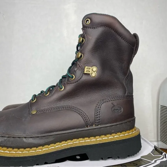 Georgia Giant Steel Toe Work Boots G8374 Size: 9 Wide