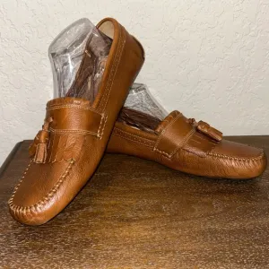 G.H. Bass &amp; Co. Slip On Leather Tassel Driver Loafer Shoes