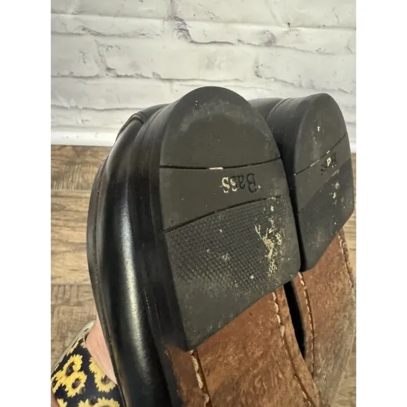 G.H. Bass Weejuns Men’s 7D Logan Flat Strap Black Penny‎ Loafer Leather Shoe