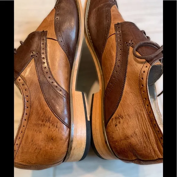 Giovanni “Florence” Leather Modified Wing Tip