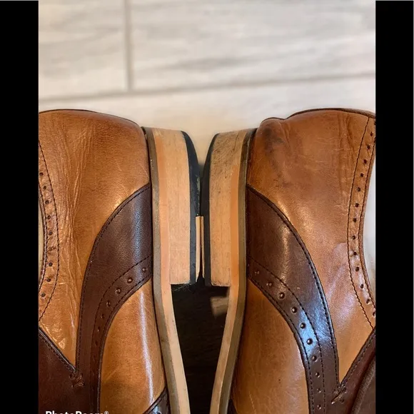 Giovanni “Florence” Leather Modified Wing Tip