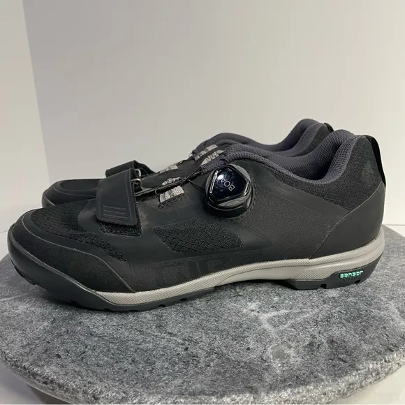 Giro Ventana W Mountain Cycling Shoes 8.5 Black Cord Tie