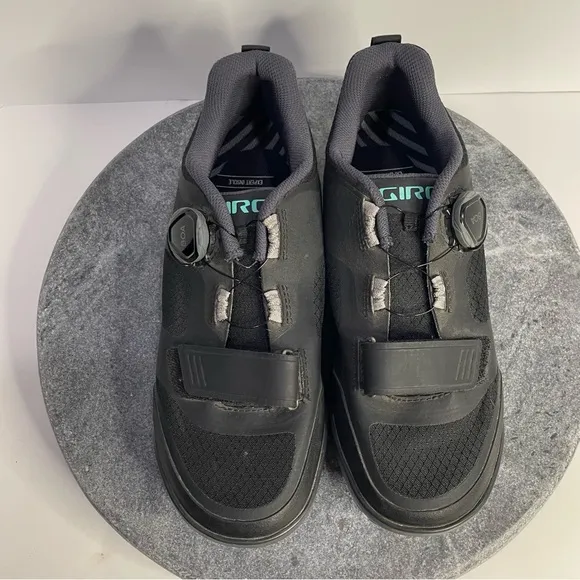 Giro Ventana W Mountain Cycling Shoes 8.5 Black Cord Tie