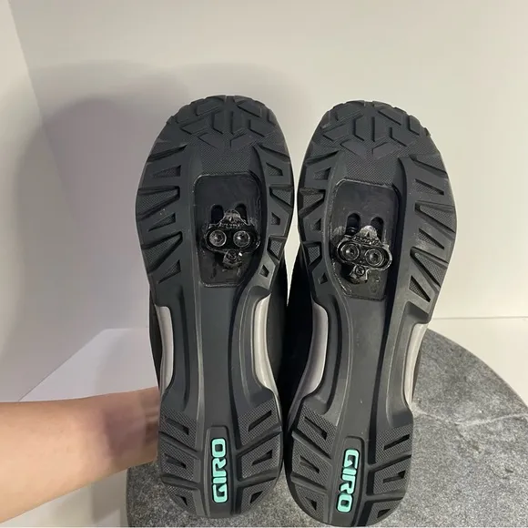 Giro Ventana W Mountain Cycling Shoes 8.5 Black Cord Tie