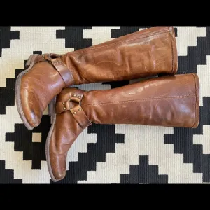 GORGEOUS Classic Frye Phillip Harness Tall Boots