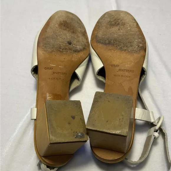 Grey Matters Women's Leather Hollow Flat Bottom Low Heel Shoes