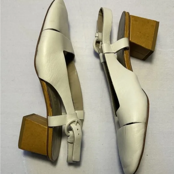 Grey Matters Women's Leather Hollow Flat Bottom Low Heel Shoes