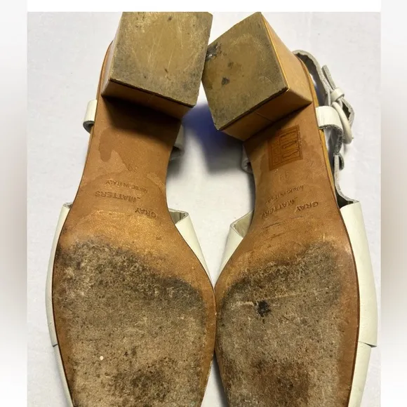 Grey Matters Women's Leather Hollow Flat Bottom Low Heel Shoes