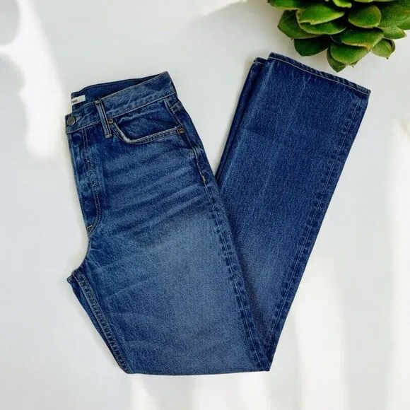 GRLFRND Sunny High-Rise Straight-Leg Jeans
