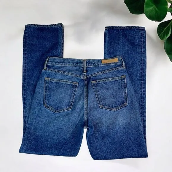 GRLFRND Sunny High-Rise Straight-Leg Jeans