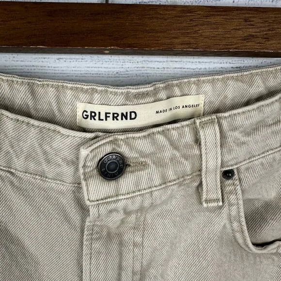 Grlfrnd Womens size 29 High Rise Cropped Bootcut The Melanie Montana