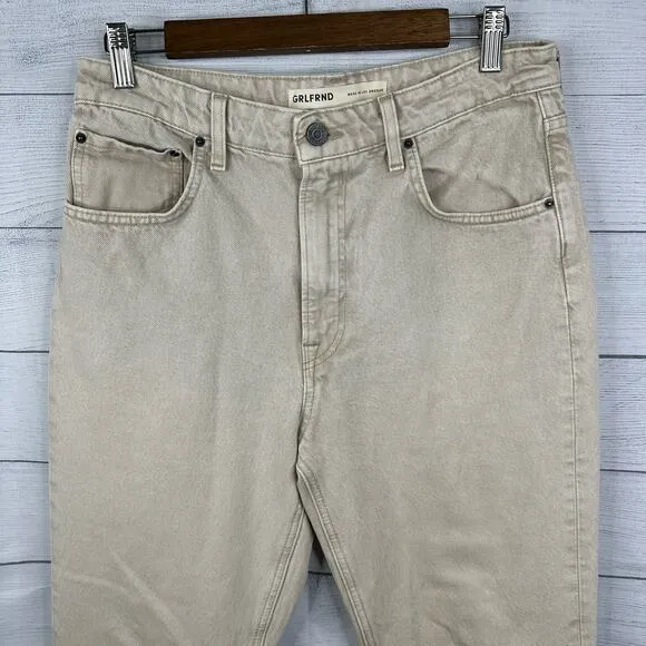 Grlfrnd Womens size 29 High Rise Cropped Bootcut The Melanie Montana