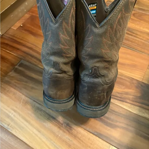 Groundbreaker Wide Square Toe Waterproof Steel Toe Work Boot size 10.5 D