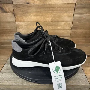 Groundies Women's Size 10 Urban Barefoot Sneakers Black Shoes Lace Up EUC