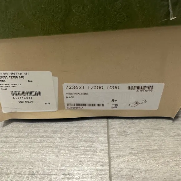 Gucci men’s shoes, size 8.5Never worn, brand new, still in box.