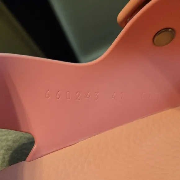 Gucci Pink Chunky Sandals with Adjustable Straps