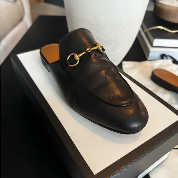 Gucci Women's Princetown Mules 100% Authentic