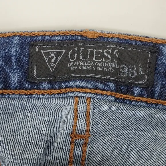 Guess 1981 Beverly- skinny embroidered side jeans Size 29