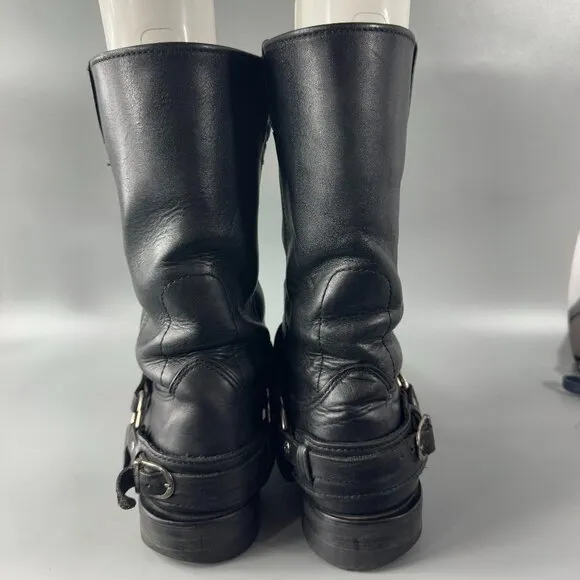 Harley-Davidson Boots: Men's Slip-On Motorcycle Boots, Size USA 10