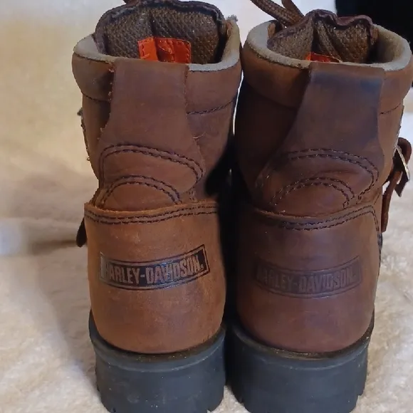 Harley-Davidson  Brown Leather Boots Women's Size 9
