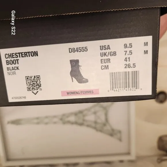 Harley-Davidson Womens Chesterton Black Boots. NIB. Size 9.5