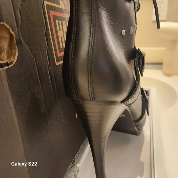 Harley-Davidson Womens Chesterton Black Boots. NIB. Size 9.5