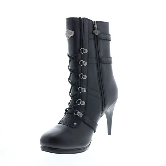 Harley-Davidson Womens Chesterton Black Boots. NIB. Size 9.5