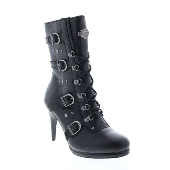 Harley-Davidson Womens Chesterton Black Boots. NIB. Size 9.5