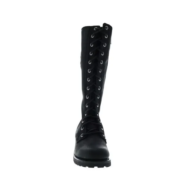 Harley-Davidson Womens Lornell 14&quot; Lace Black Boots (NWT)