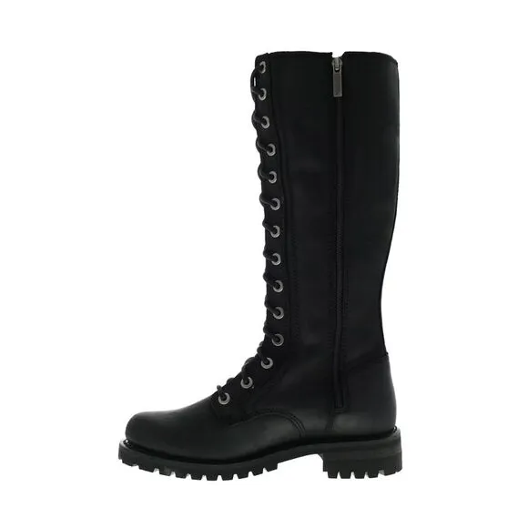 Harley-Davidson Womens Lornell 14&quot; Lace Black Boots (NWT)