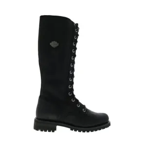 Harley-Davidson Womens Lornell 14&quot; Lace Black Boots (NWT)