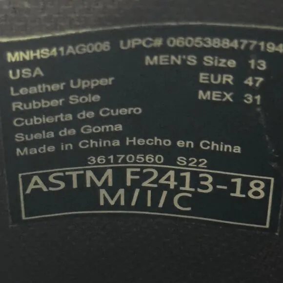 Herman Survivor Leather Work Boots Waterproof Steel Toe-Size 13