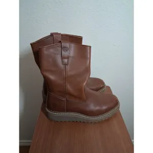 Herman Survivors Leather Boots Seminole Work Western Cowboy Brown Men's Size 8
