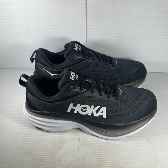 Hoka Bondi 8 - Black Running Shoes