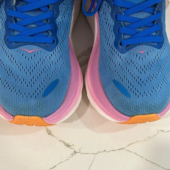 Hoka Bondi 8 Sneakers. Women’s Size 5 D. Color Coastal Sky