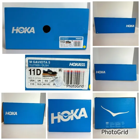 Hoka M Gaviota 5 Mens 11D X-Wide Shadow Dusk Teal 1127929DLSh New