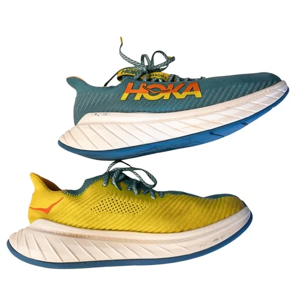 Hoka One Carbon X 3 Sneakers Men's Size 11B Running Shoes 2 Tone Color 1123193